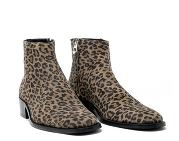 WALK London Hoxton Low Leopard Botki 42 1AAE