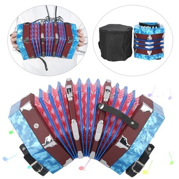 Портативный аккордеон Concertina Professional для
