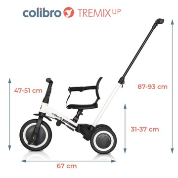 ДЕТСКИЙ Трёхколесный велосипед COLIBRO TREMIX UP 5в1