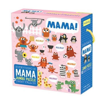 Mudpuppy Puzzle podłogowe Jumbo Mama 25 elementów