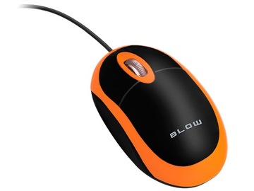 Mysz optyczna BLOW MP-20 USB pomarańcz