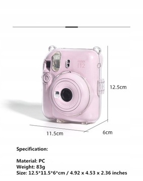 Для прозрачной камеры Fujifilm Instax Mini 12