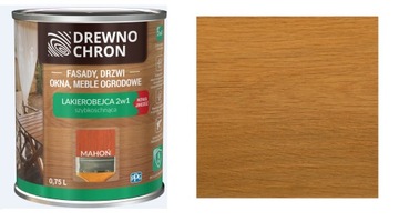 DREWNOCHRON LAKIEROBEJCA 2w1 SZYBKOSCHNĄCA 0,75L - MAHOŃ - PPG