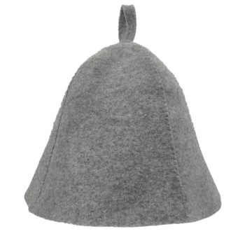 CZAPKA DO SAUNY BANI OCHRONNA FILCOWA FILC GRUBA DZWON UNIWERSALNA