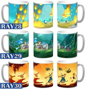 КРУЖКА RAYMAN ADVENTURES Подарок ребенку + Имя БЕСПЛАТНЫЙ КАРТОННЫЙ МИКС ШАБЛОН
