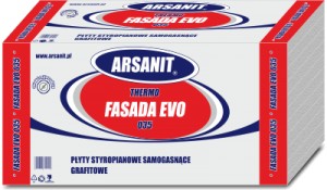 Styropian Arsanit fasadowy grafitowy 035 12cm
