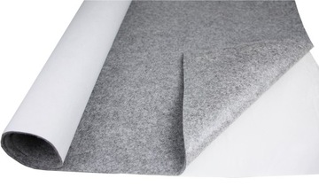 FILC SAMOPRZYLEPNY SZARY miękki 3mm soft 50x150cm