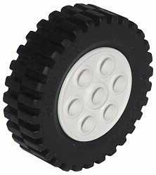 Lego Technic 2695c01 koło 13x24 biały