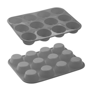СИЛИКОНОВАЯ ФОРМА ДЛЯ ВЫПЕЧКИ МАФИНОВ ФОРМА ДЛЯ МАФИНОВ 12 шт.