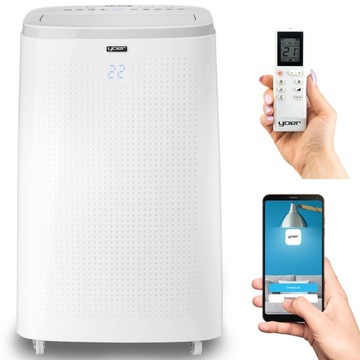 4w1 Cichy Klimatyzator przenośny Osuszacz Yoer 4200W 60m2 +Timer +WiFi