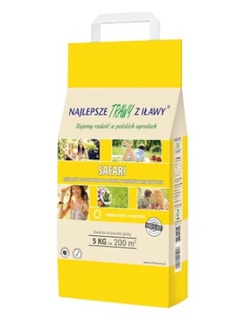 TRAWA Z IŁAWY SAFARI 5 KG NA TERENY SUCHE