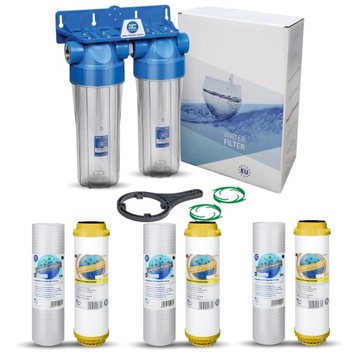 Filtr wody zmiękczacz 3/4'' Aquafilter + wkłady