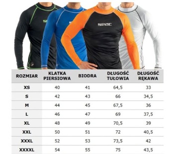 Рашгард мужская УФ футболка SEAC T-SUN синяя с длинными рукавами L