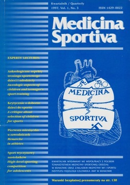 MEDICINA SPORTIVA 1997 Vol 1, No. 3