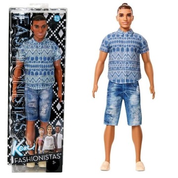 MATTEL BARBIE STYLOWY KEN FASHIONISTAS FNJ38 Lalka Ken
