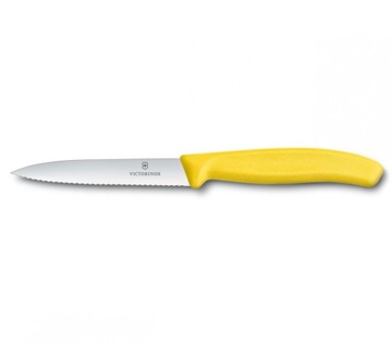 Нож для овощей Victorinox 10 см, зубчатое лезвие