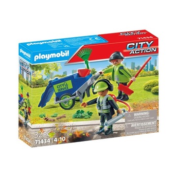 PLAYMOBIL CITY ACTION ZESPÓŁ SPRZĄTAJĄCY MIASTO 71434