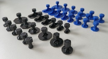 НАБОР СЪЕМНИКА ДЛЯ УДАЛЕНИЯ ВМЯТИН НА КУЗОВЕ СЪЕМНИК + ГРИБ 36 ШТ.