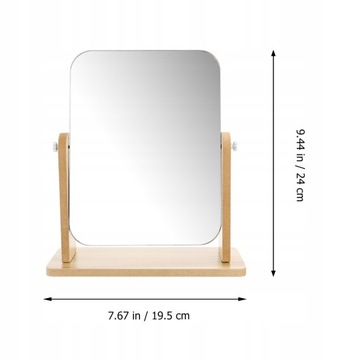 1шт Зеркало Настольное Бамбуковое Зеркало