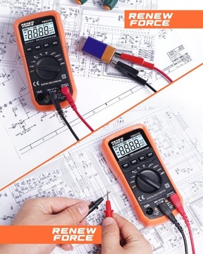 ТОЧНЫЙ ЦИФРОВОЙ мультиметр, электрический профессиональный тестер тока