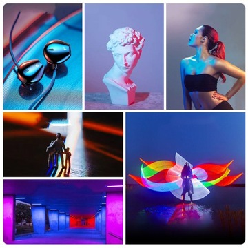 RGB СВЕТОДИОДНАЯ ЛАМПА НЕПРЕРЫВНЫЙ СВЕТ ЖИВОПИСЬ НАПОЛНИТЕ СВЕТОВЫМИ ЭФФЕКТАМИ С ДИСТАНЦИОННЫМ УПРАВЛЕНИЕМ