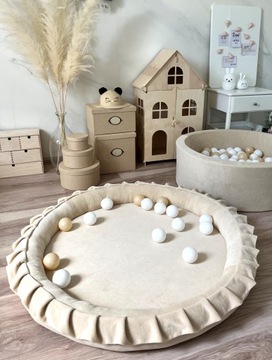 Детский коврик NEST VELVET, кремовый