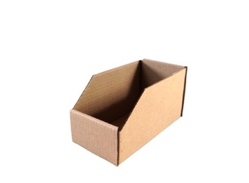 Szary display, kuweta kartonowa 30x10x11 cm, E