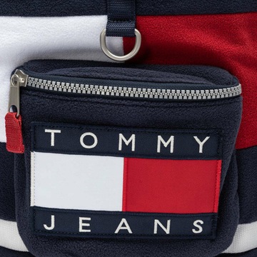 TOMMY HILFIGER Plecak męski granat, czerwony, biały, duży T62