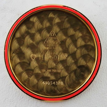 OMEGA zegarek męski LITE ZŁOTO 18K / 750 vintage cal. 1430 SZAFIR 1986