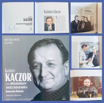 KAZIMIERZ KACZOR AUTOGRAF OBSŁUGIWAŁEM ANGIELSKIEGO KRÓLA HRABAL audio CD