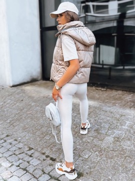 ЖИЛЕТ СТЕГАНЫЙ ЖЕНСКИЙ С КАПЮШОНОМ, размер. XXL