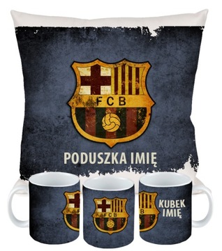 KUBEK PODUSZKA dla kibica FC BARCELONA Messi