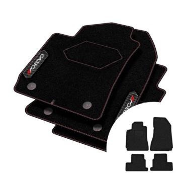 Velurové koberce Carbon pro Alfa Romeo Brera 2006-2010