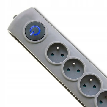 РАЗЪЕМ С ЗАЗЕМЛЕНИЕМ 8 РОЗЕТОК 1,8М