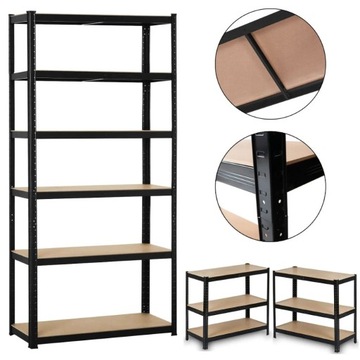 Металлический стеллаж 3в1 220х110х50см 1050кг черный