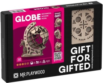ДЕРЕВЯННАЯ 3D ПАЗЛ MR.PLAYWOOD МОДЕЛЬ GLOBUS XL