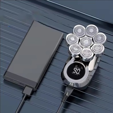 МУЖСКАЯ ЭЛЕКТРИЧЕСКАЯ ТРИМЕР 8D, ГОЛОВКА, БОРОДА, ТРИМЕР ДЛЯ БОРОДЫ