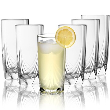 SZKLANKI WYSOKIE ASCOT LUMINARC 330 ML 6SZT KPL