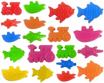 БОЛЬШОЙ НАБОР ПЕСКА КОСИЛКА ТЕЛЕЖКА ВЕДРО ЛЕЙКА ФОРМА