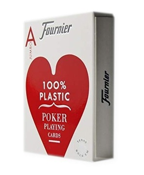 ИГРОВЫЕ КАРТЫ 100% ПЛАСТИК FOURNIER POKER JUMBO