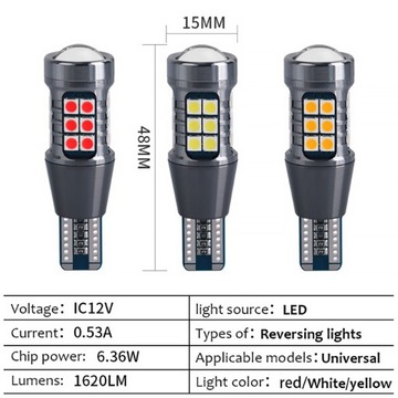 Светодиодный задний стоп-сигнал для грузового автомобиля, ночная лампочка, желтый