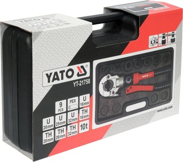 ТРУБОПРЕССОВОЧНАЯ МАШИНА YATO 8MATRYC PEX U/TH16-32