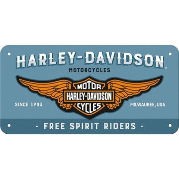 МЕТАЛЛИЧЕСКАЯ ПЛИТА Harley-Davidson HIT ПОДАРОК ​​KRK