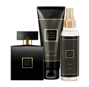 AVON Zestaw kosmetyków Little Black Dress LBD woda + balsam + mgiełka