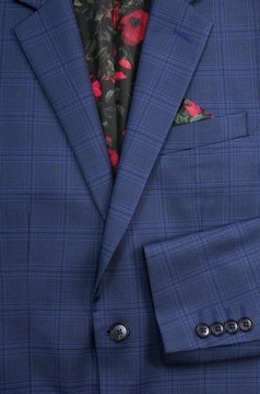Темно-синий костюм в клетку VICTORIO 176/120/106