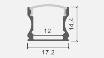 Абажур для профиля LP 2M