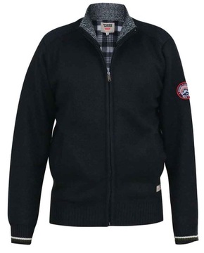 DUKE D555 DUŻE ROZMIARY CIEPŁY SWETER ROZPINANY NA POLARZE 5XL 168cm