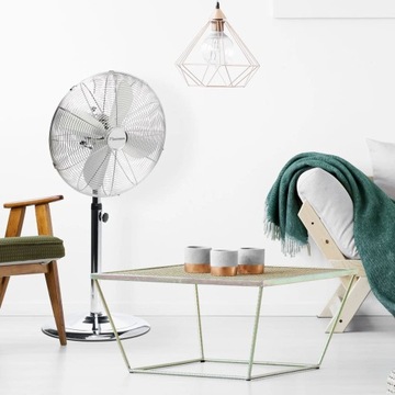 ВЕНТИЛЯТОР НАПОЛЬНЫЙ ВЕНТИЛЯТОР Хром 45см 50Вт