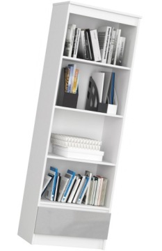 REGAŁ DO POKOJU DZIECIĘCEGO Z SZUFLADĄ == POŁYSK