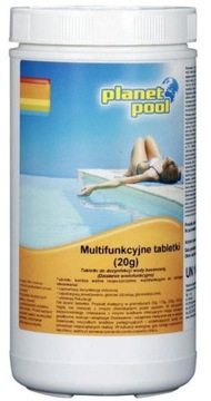 MULTI TABLETKI 20g 1kg CHLOR DO BASENU BASEN INTEX